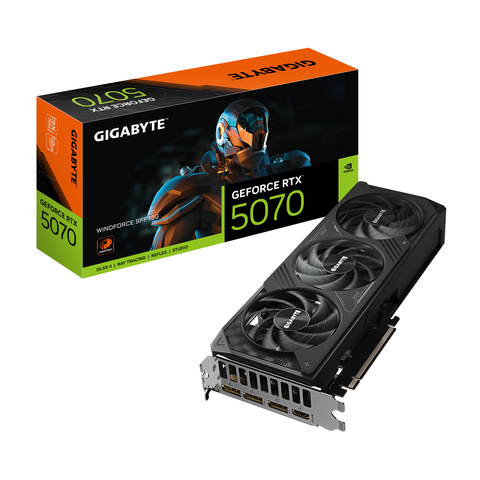 GeForce RTX™ 5070 WINDFORCE SFF 12G Key Features | Graphics