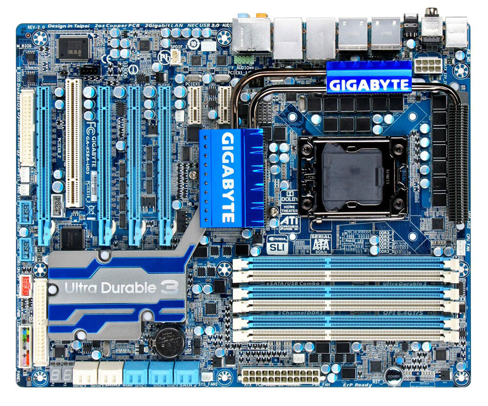 マザーボード GIGABYTE X58A-OCPC/タブレット