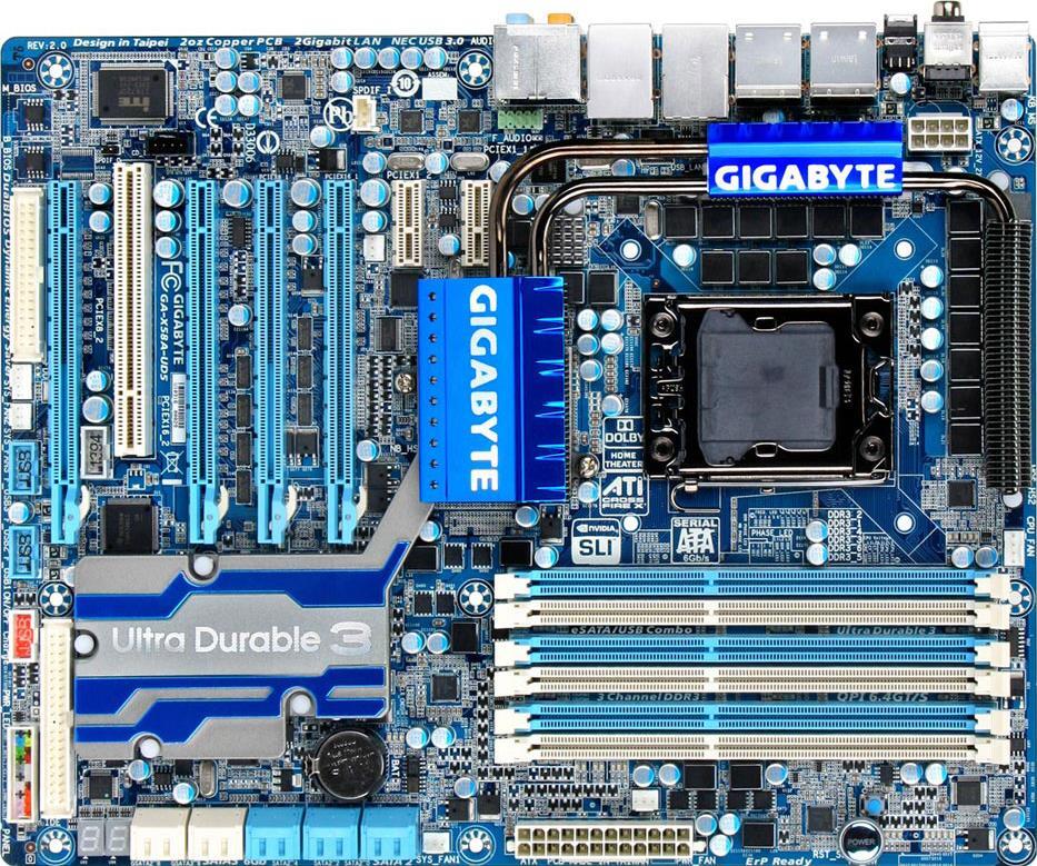Moederbord - GA-X58A-UD5