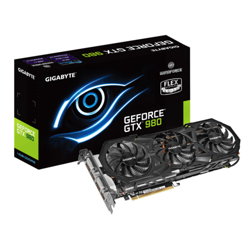 GIGABYTE GeForce GTX980 GV-N980WF3OC 4GD 動作品 グラボ