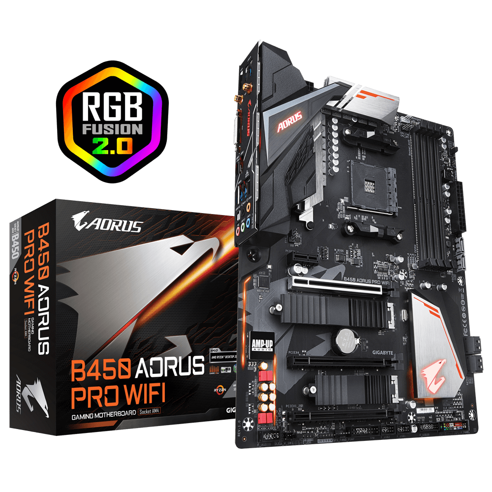 B450 AORUS PRO WIFI (rev. 1.x) 主な特徴 | マザーボード - GIGABYTE