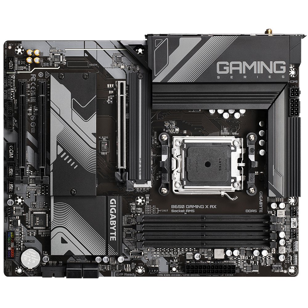 GIGABYTE B650 AORUS ELITE AX (Socket AM5) USB 3.2 Gen2 AMD Motherboard  Black B650 AORUS ELITE AX - Best Buy