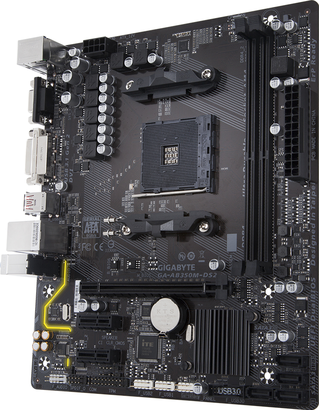 GA-AB350M-DS2 (Rev. 1.x) Материнські плати - GIGABYTE Ukraine