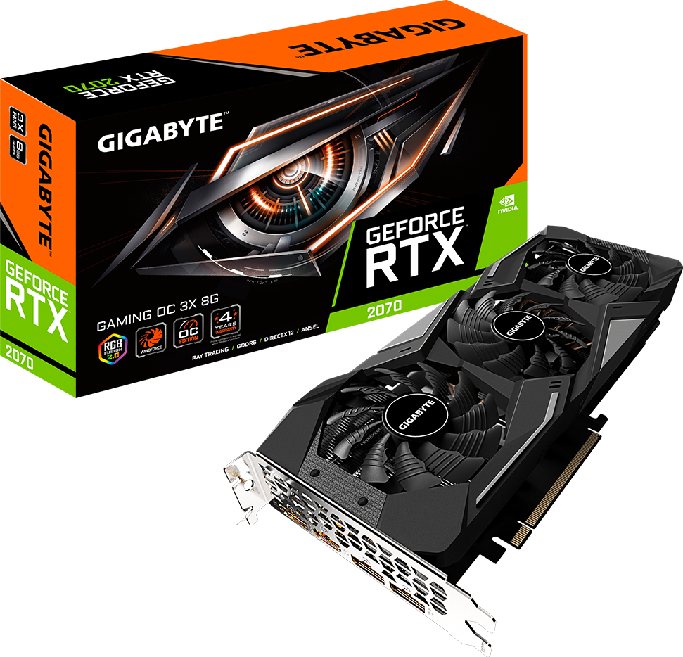 Carte Graphique - GeForce RTX™ 2070 GAMING OC 3X 8G