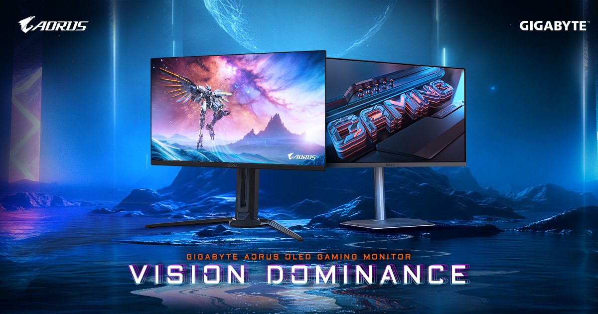 GIGABYTE stellt zwei bahnbrechende QD-OLED-Monitore auf der CES 2025 vor – neue Maßstäbe bei Geschwindigkeit und Klarheit