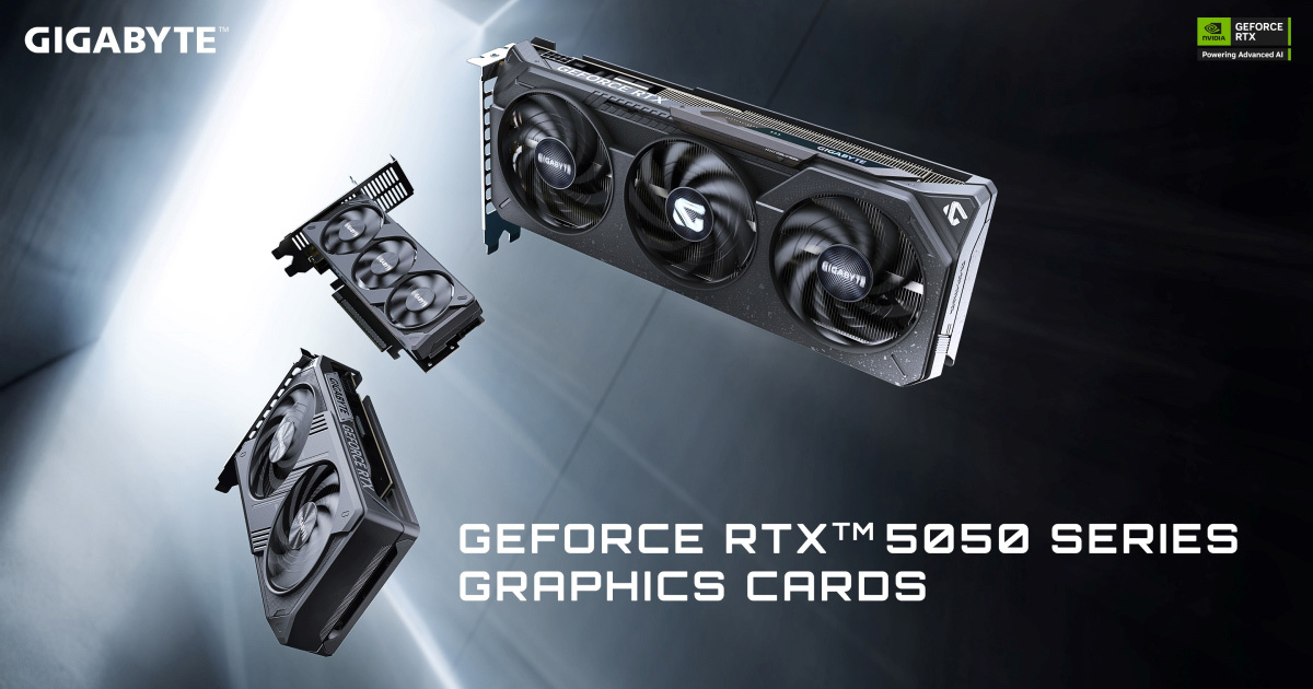 GIGABYTE Launches GeForce RTX 5050 Graphics Cards