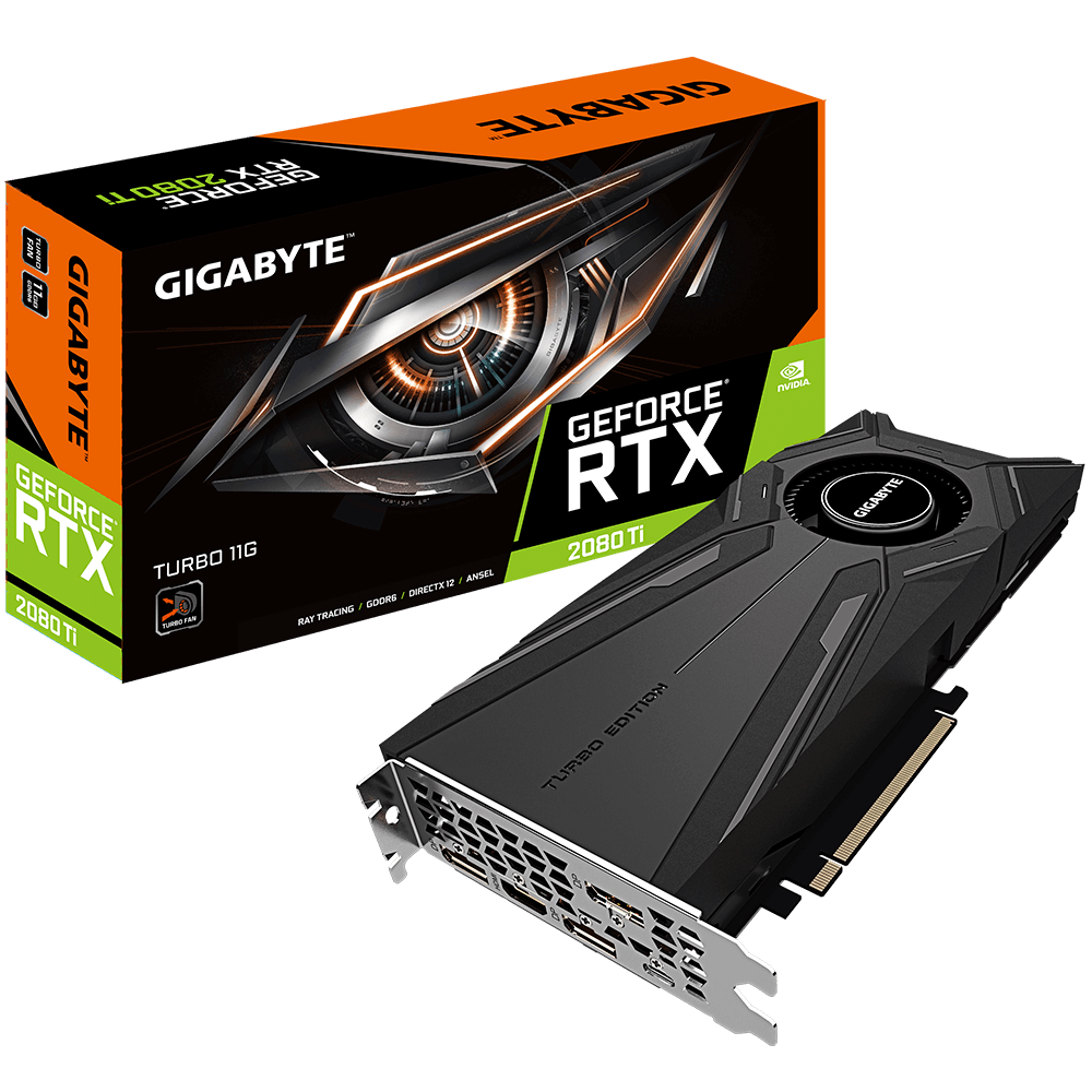 GeForce RTX™ 2080 Ti TURBO 11G (rev. 1.0) Key Features Graphics Card - GIGABYTE Global