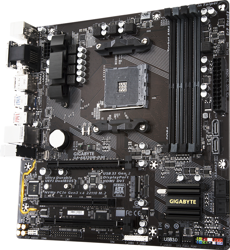 GA-AB350M-D3H (Rev. 1.0) Motherboard - GIGABYTE U.S.A.