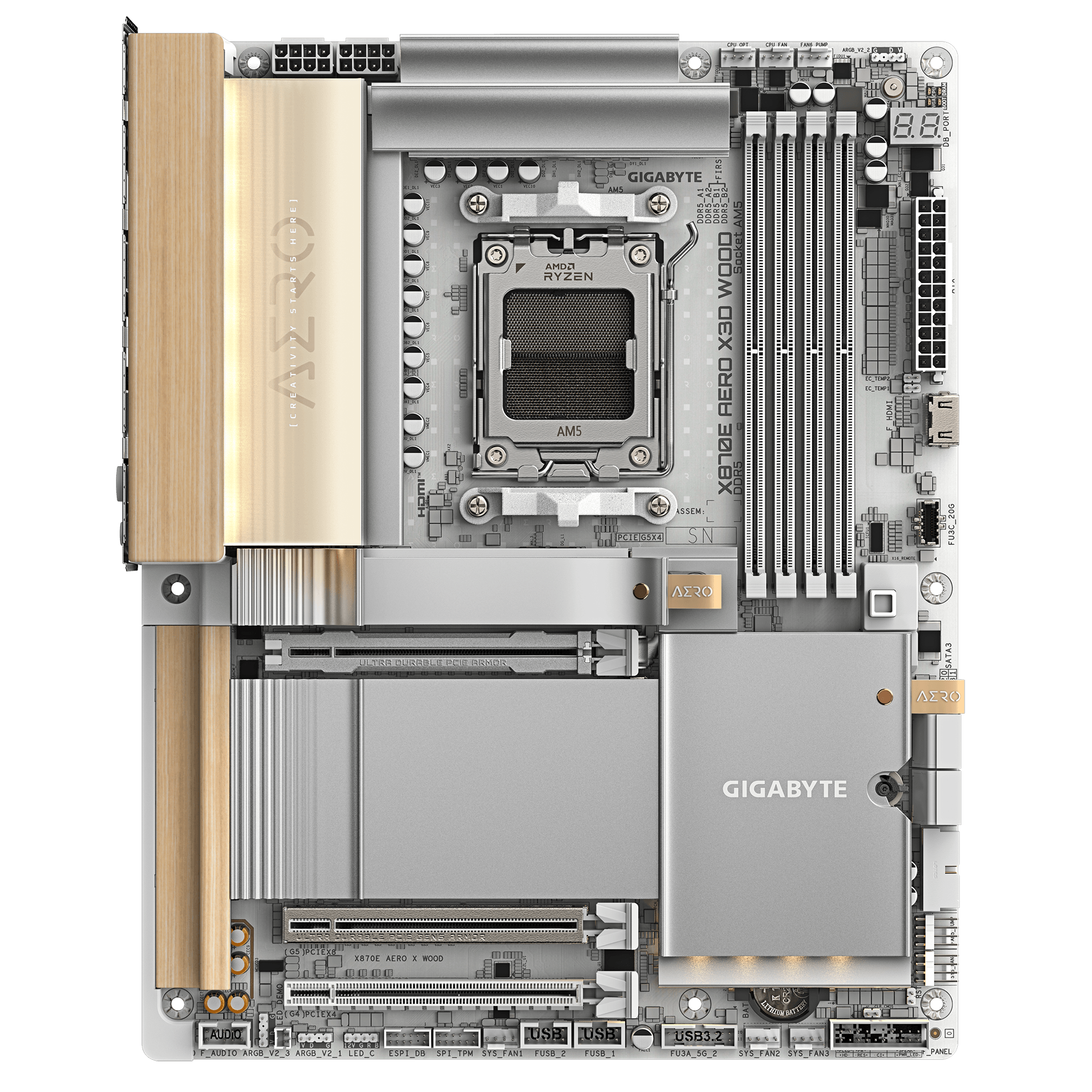 X870E AERO X3D WOOD