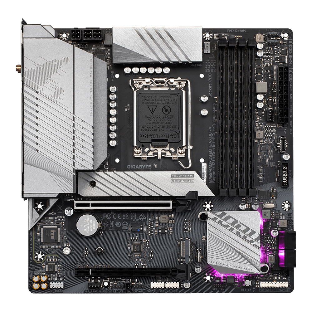 CPU Intel i5-12600KF + B760M AORUS Elite AX Amazon.com: Gigabyte B760M Aorus Elite AX DDR5 Intel Socket