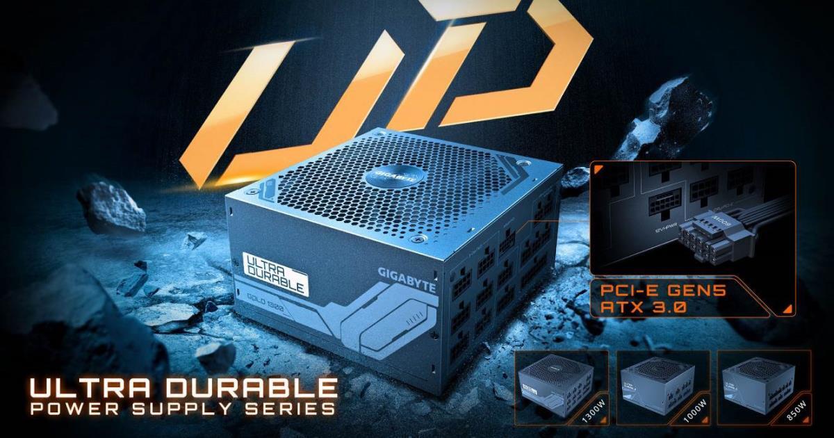 GIGABYTE Launches the UD1300GM PCIE 5.0 Power Supply