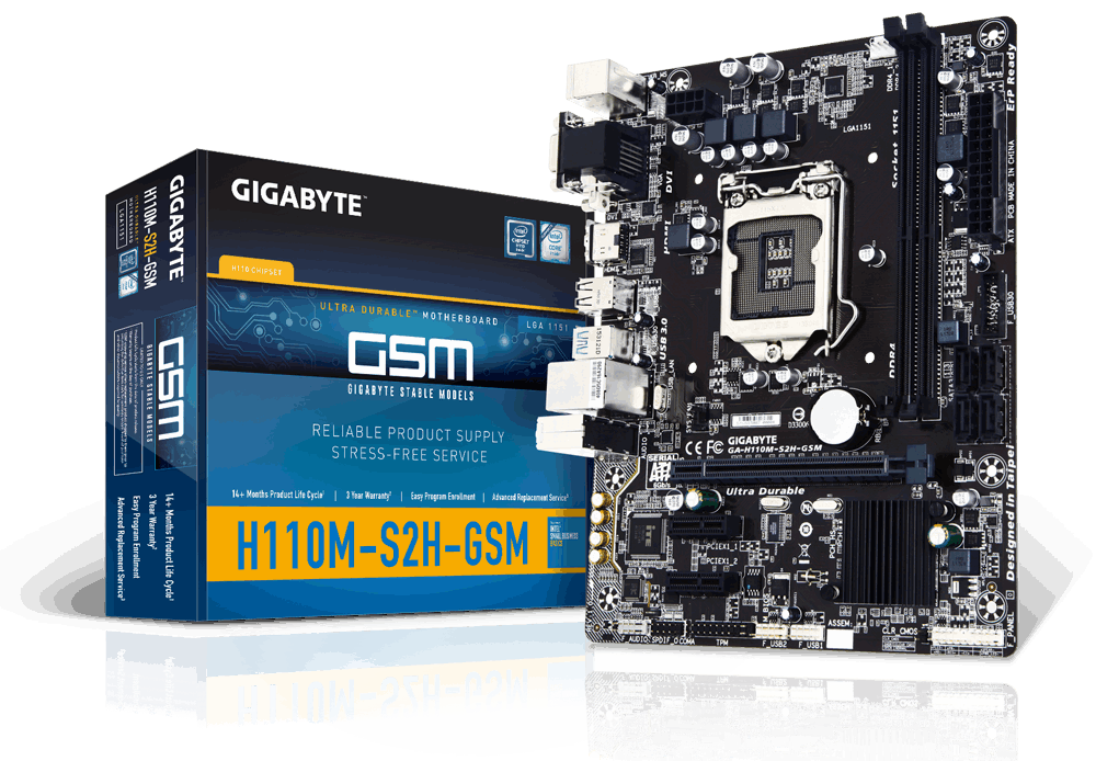 GAH110MS2HGSM (rev. 1.0) Overview Motherboard GIGABYTE U.S.A.