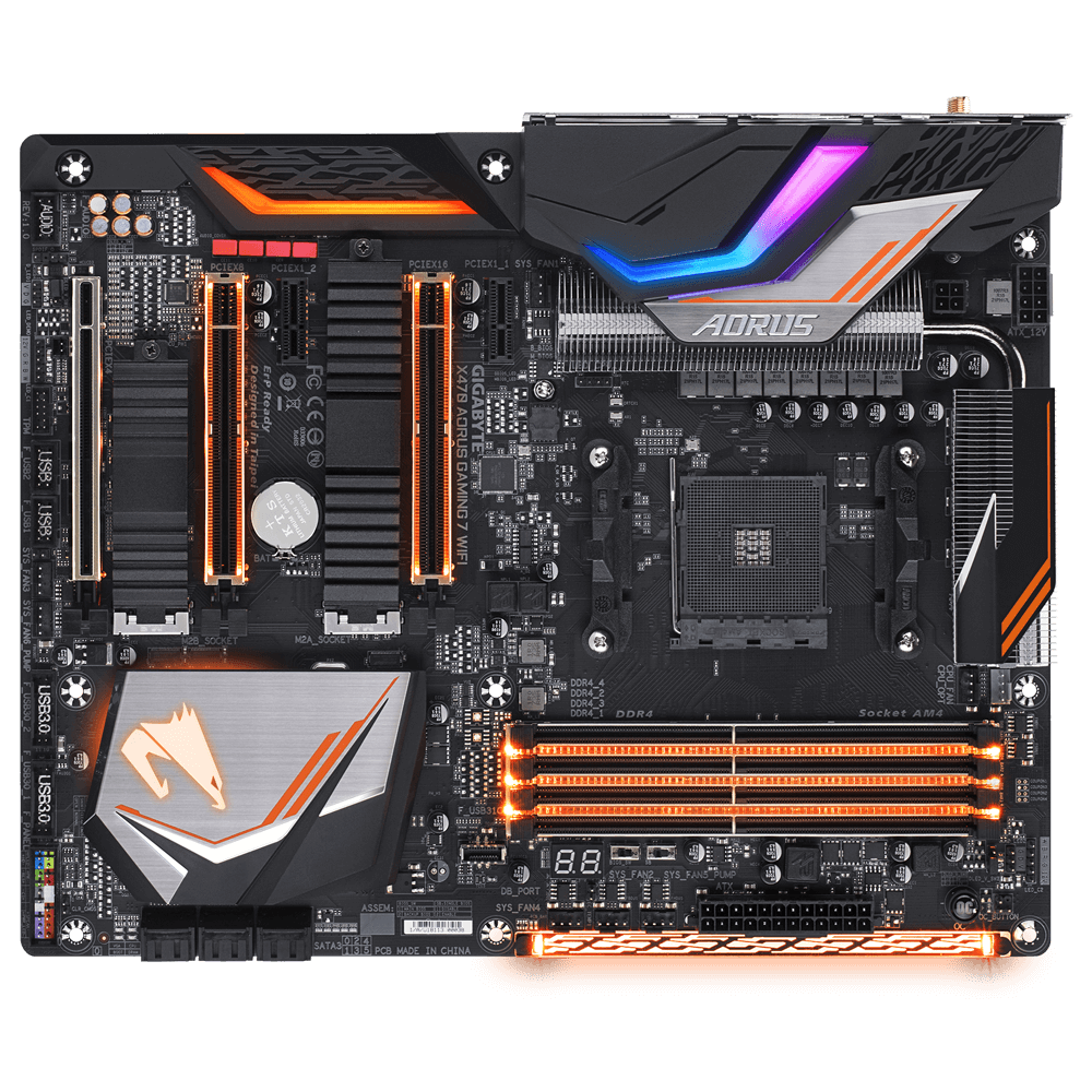 マザーボード AORUS X470 gaming7 Wi-Fi + Ryzen 3900X X470 AORUS GAMING 7 WIFI (rev. 1.0) Key Features