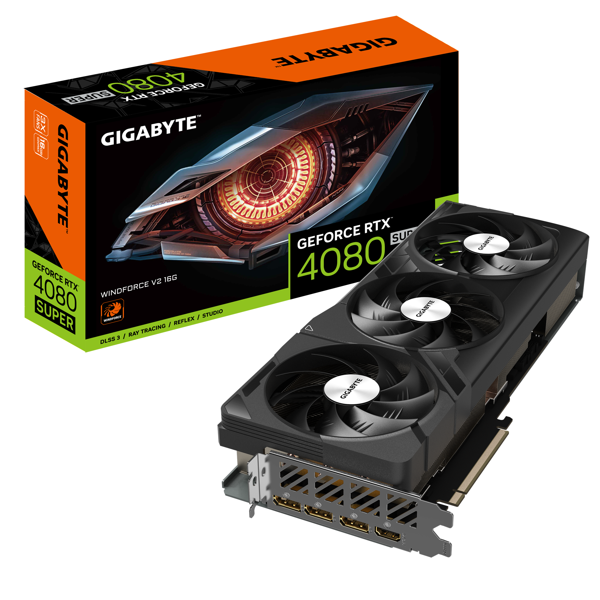 GeForce RTX™ 4080 SUPER WINDFORCE V2 16G Key Features | Graphics Card -  GIGABYTE Global