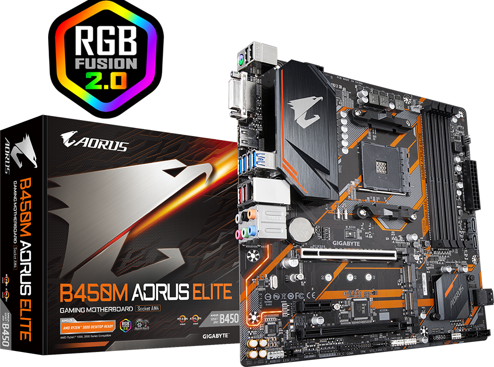B450M AORUS ELITE (Rev. 1.x) - GIGABYTE Global