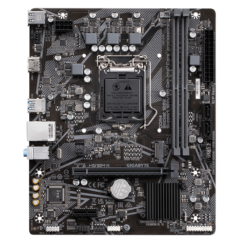 H510M K (rev. 1.1) Specification | Motherboard - GIGABYTE Global