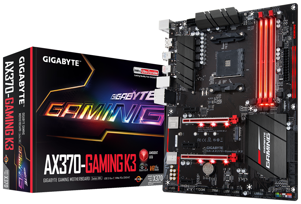 GA AX370 Gaming K3 rev. 1.0 Key Features Motherboard