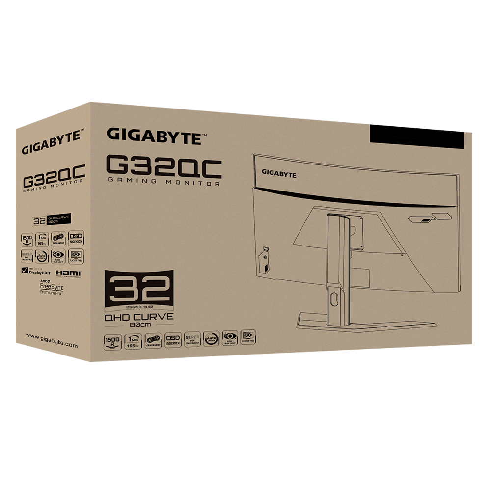 Gigabyte 32 G32QC A - Ecran PC Gigabyte 