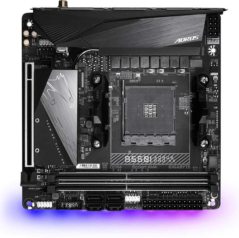 B550I AORUS PRO AX (Rev. 1.2) - GIGABYTE Japan