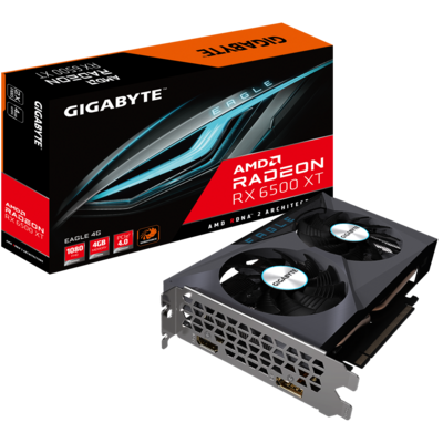 グラフィックボード・グラボ・ビデオカード GIGABYTE RX 6500 XT EAGLE 4GB 400