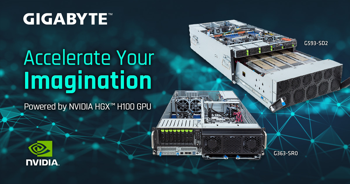 GIGABYTE étoffe sa gamme de serveurs GPU avec un nouveau serveur à refroidissement liquide et un serveur dédié à l'IA générative et au calcul intensif