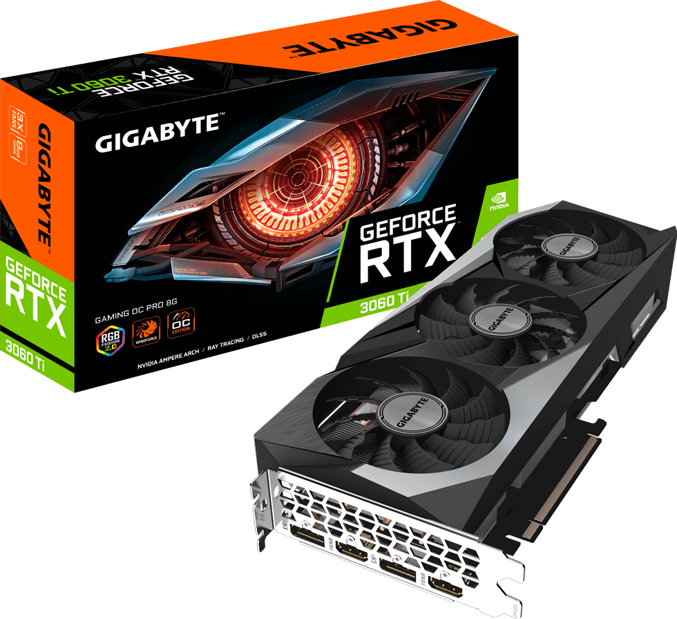 3060 Ti 8G OC 美品 部値下げ可 GeForce RTX™ 3060 Ti GAMING OC PRO 8G (Rev. 1.0) - GIGABYTE Japan