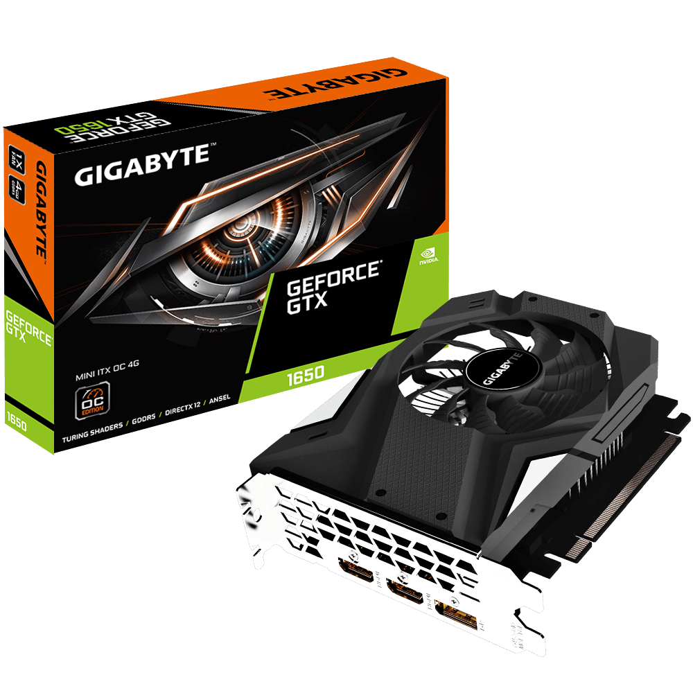 GeForce® GTX 1650 MINI ITX OC 4G｜AORUS - GIGABYTE Canada