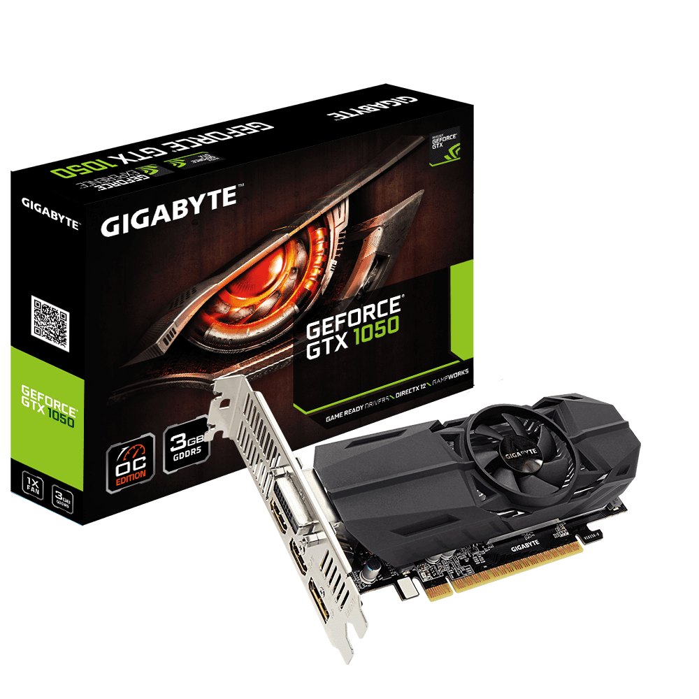 GeForce® GTX 1050 OC Low Profile 3G 主な特徴 | グラフィックスカード - GIGABYTE Japan