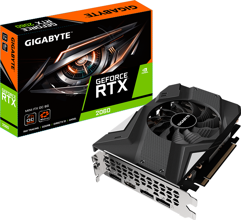 Videókártyák - Geforce RTX™ 2060 MINI ITX OC 6G