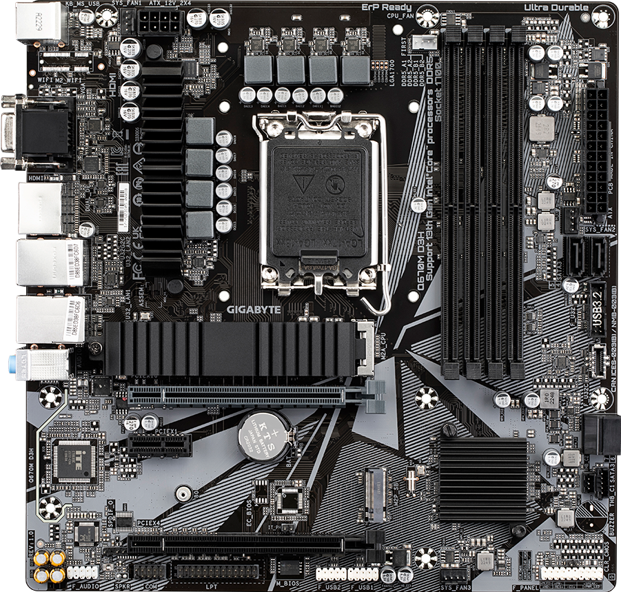 Q670M D3H (Rev. 1.0) Motherboard - GIGABYTE United States