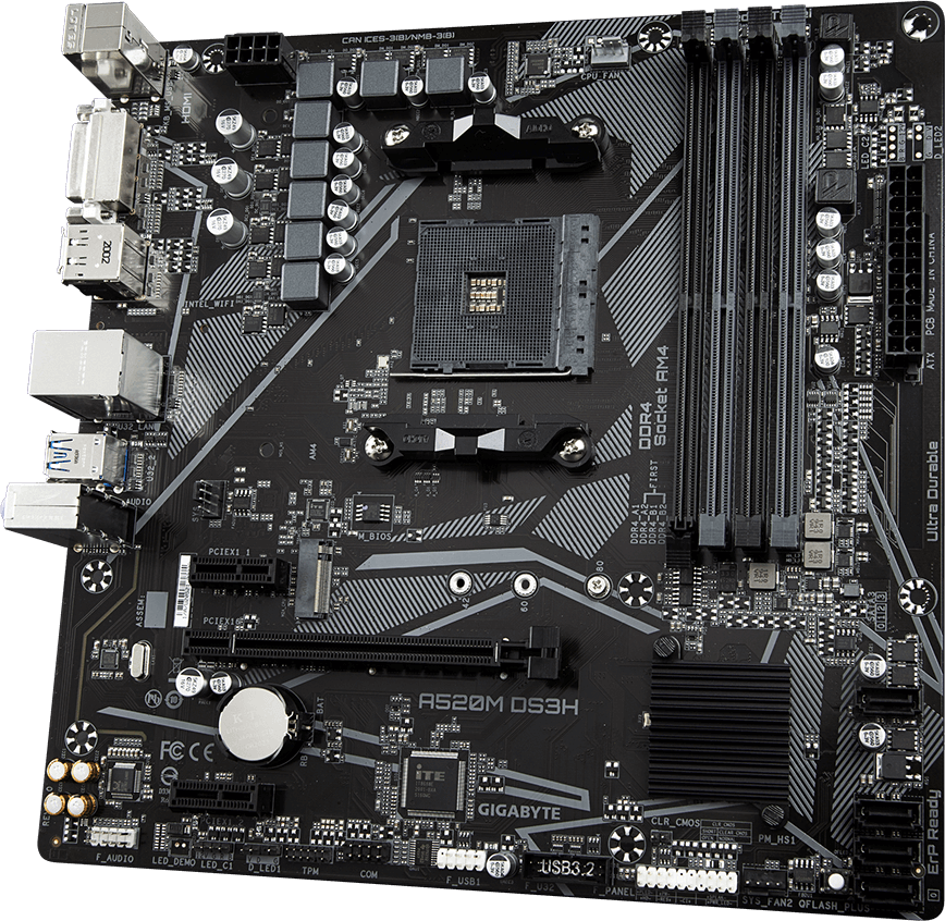 A520M DS3H (Rev. 1.x) マザーボード サポート - GIGABYTE Japan