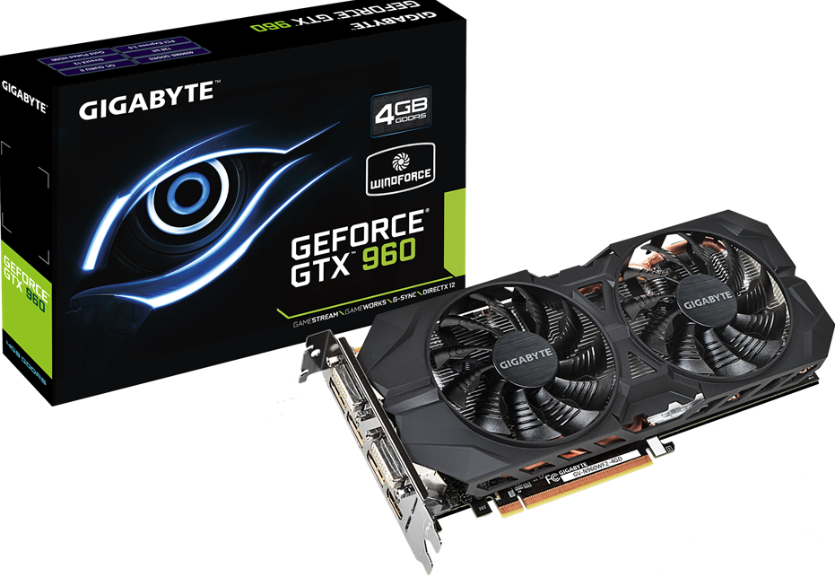 Tarjetas de Video - GV-N960WF2-4GD