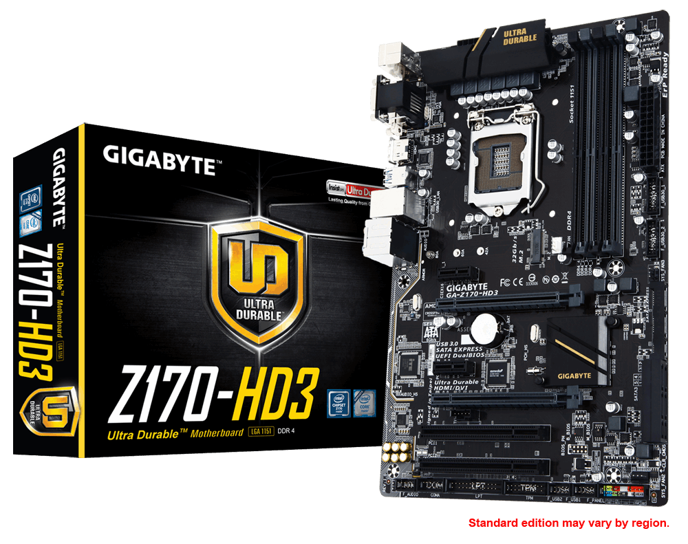 GA-Z170-HD3 (rev. 1.0) Overview | Motherboard - GIGABYTE Global