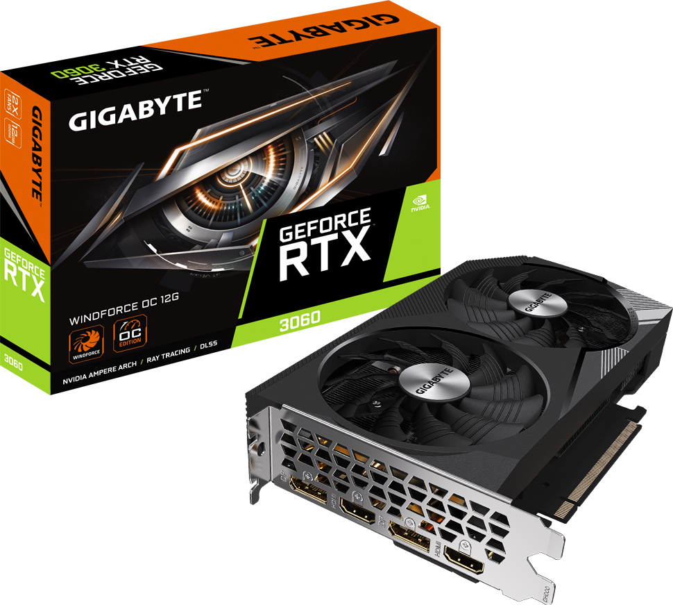 GeForce RTX™ 3060 WINDFORCE OC 12G (Rev. 1.0) - GIGABYTE Global