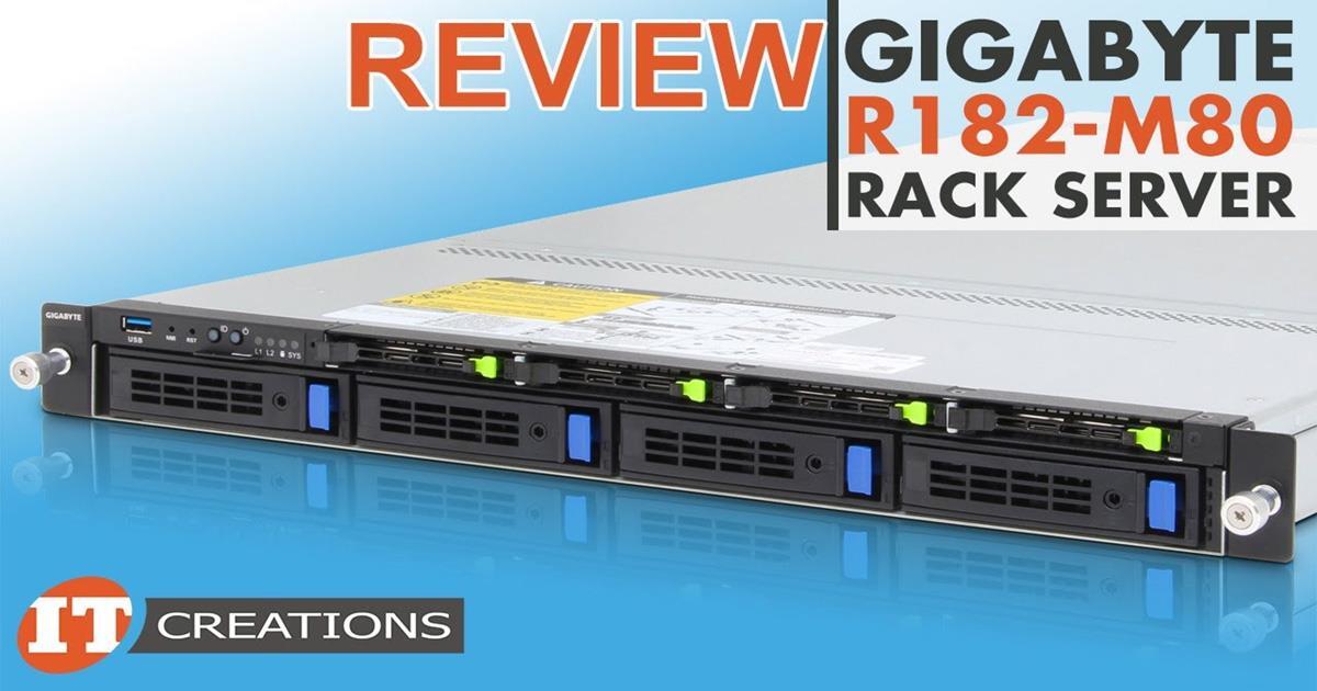 GIGABYTE R182-M80 Server – with Dual 3rd Gen Intel Xeon Scalable CPUs!
