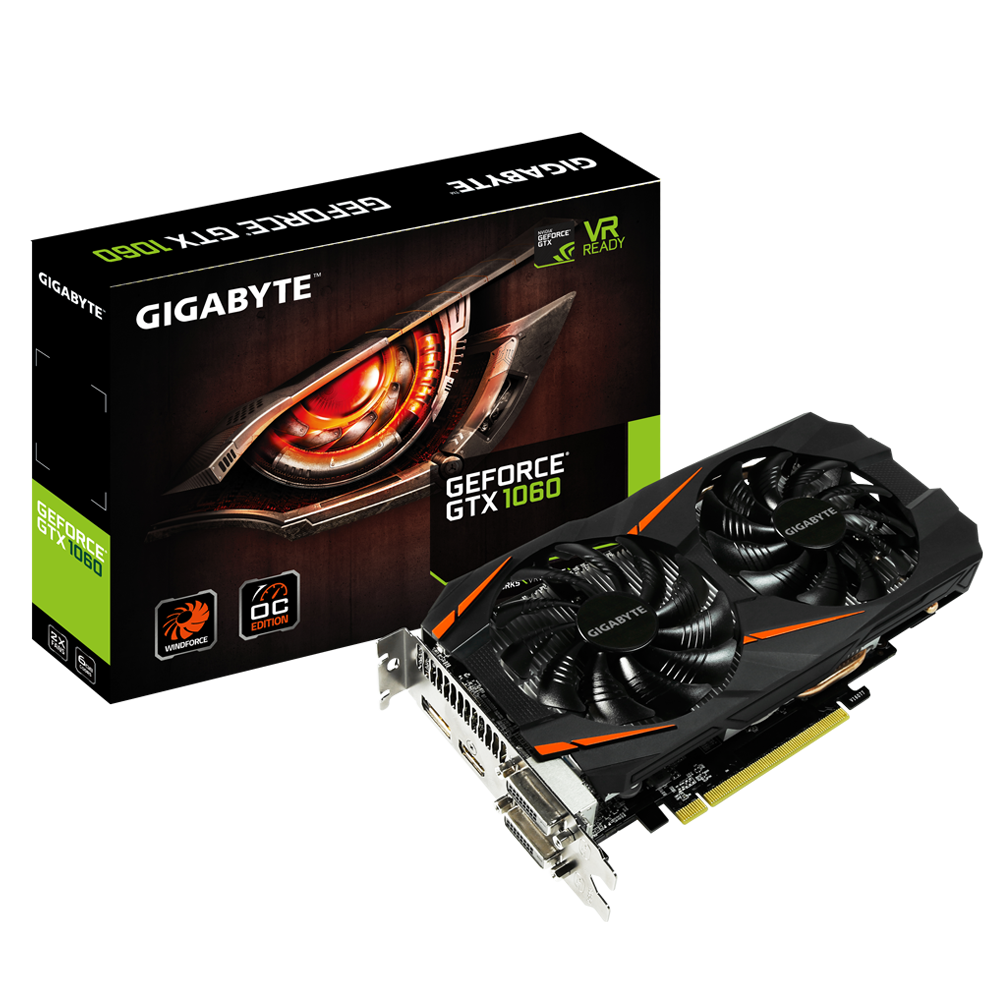 GeForce® GTX 1060 WINDFORCE OC 6G (rev. 1.0/1.1) Key Features 