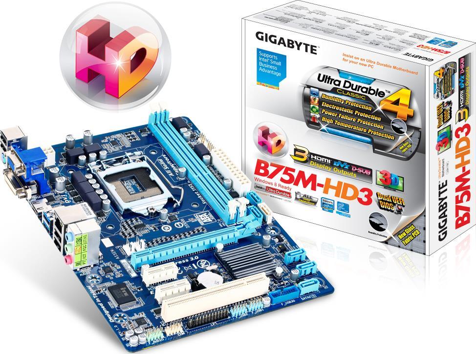 Moederbord - GA-B75M-HD3