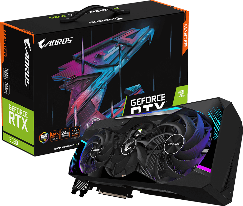 AORUS GeForce RTX™ 3090 MASTER 24G (Rev. 2.0) - GIGABYTE Global
