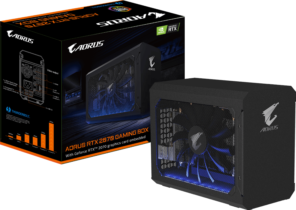 Graphics Card - AORUS RTX 2070 GAMING BOX