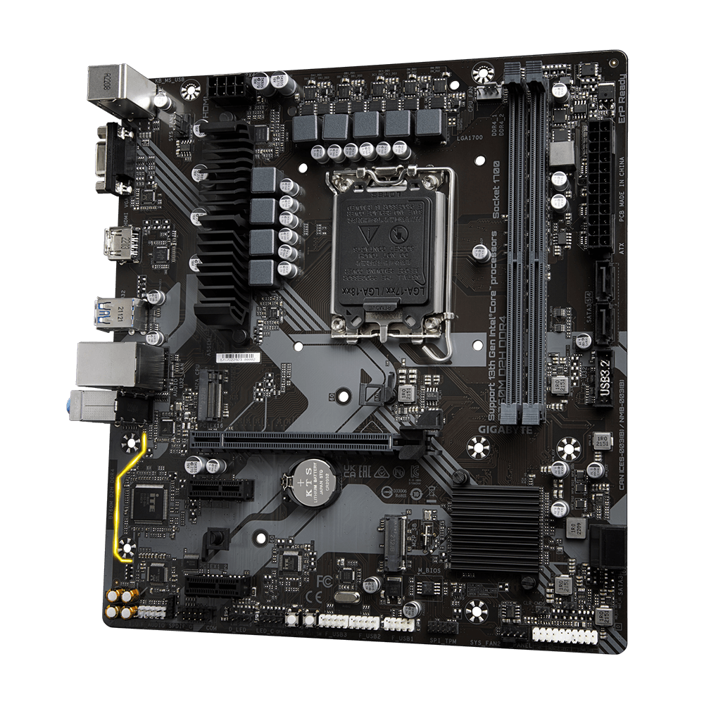 GigaByte B760M D2H DDR4 Intel MotherBoard New Vision Computer Parts