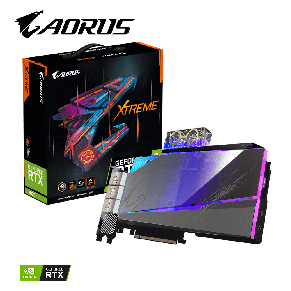 AORUS GeForce RTX™ 3080 XTREME WATERFORCE WB 10G｜AORUS