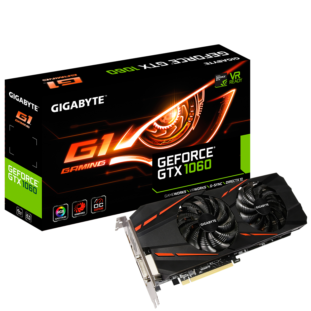 GeForce® GTX 1060 G1 Gaming 6G｜AORUS - GIGABYTE Canada