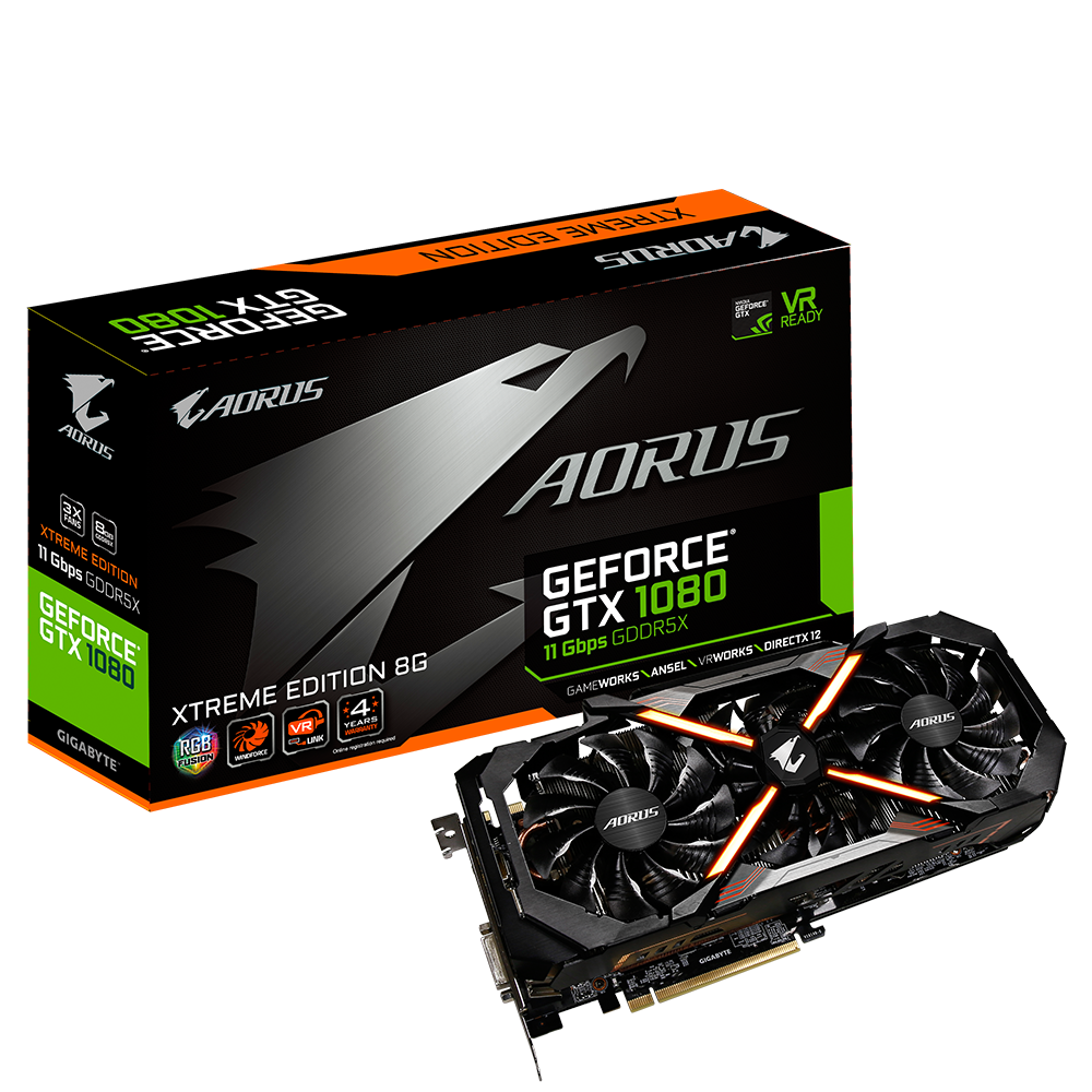 AORUS GeForce® GTX 1080 Xtreme Edition 8G 11Gbps 주요 특징 | 그래픽카드(VGA ...