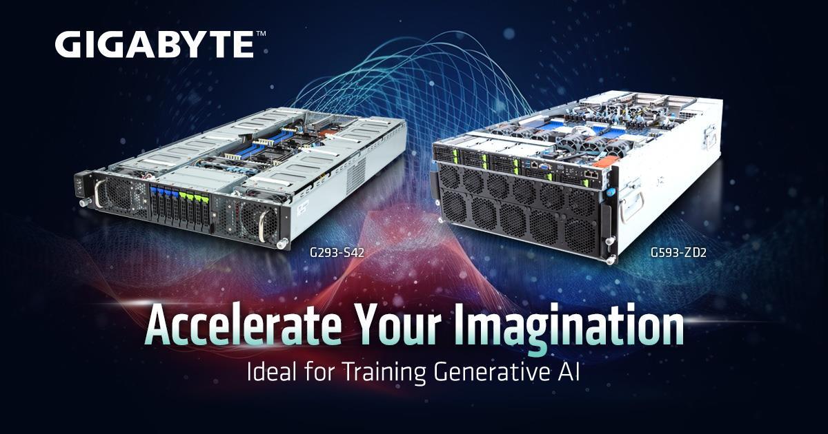 Giga Computing、生成系AI向けの、 GIGABYTEサーバーラインナップにGPUサーバーを追加