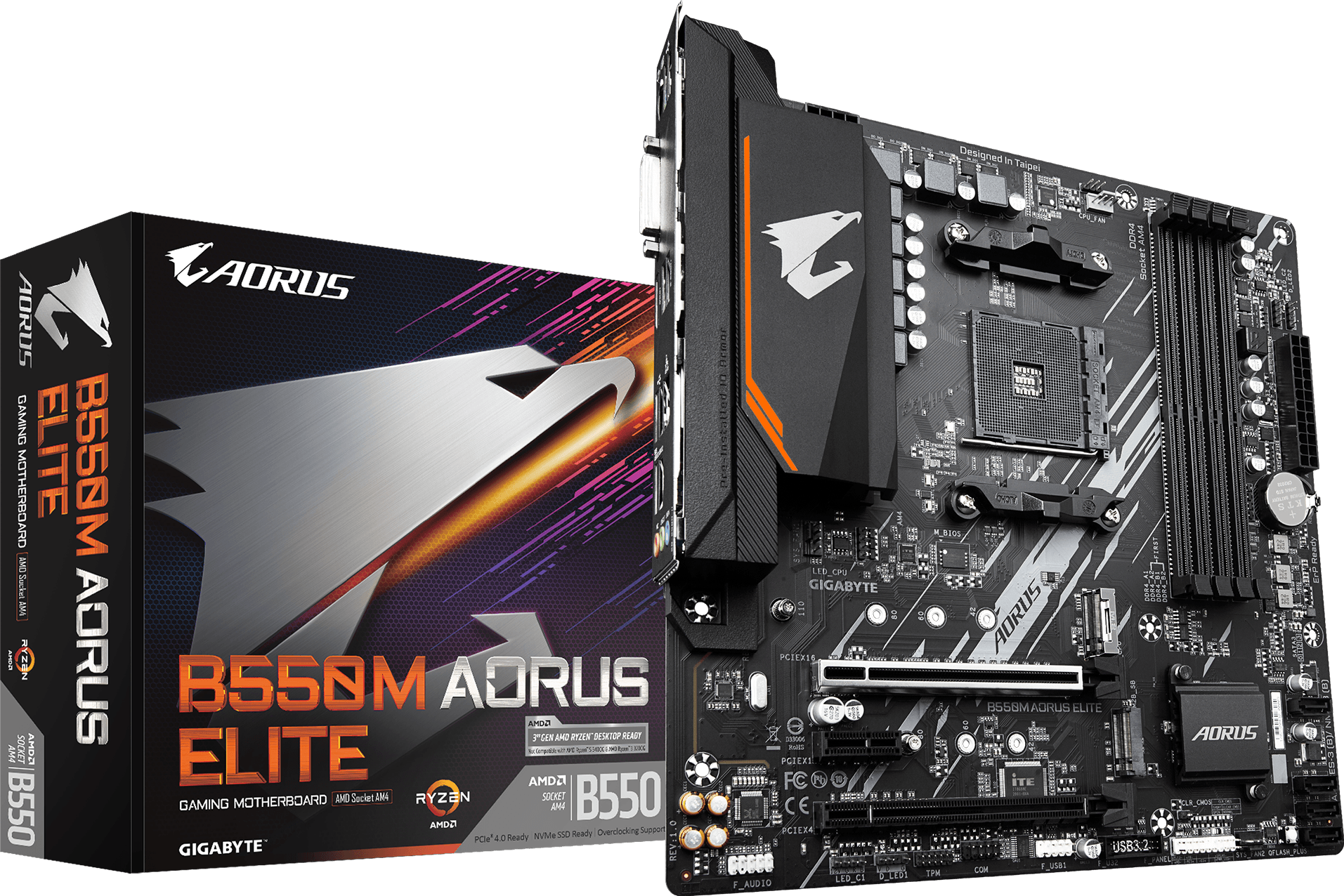 Tarjetas Madre - B550M AORUS ELITE