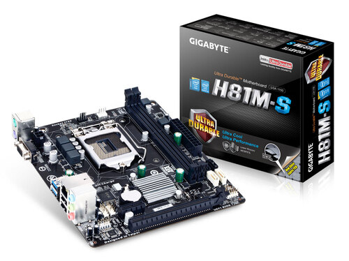 Gigabyte H81M-S 4th Gen Intel Motherboard