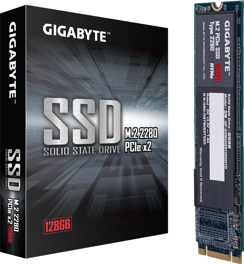 GIGABYTE M.2 PCIe SSD 128GB - GIGABYTE Global