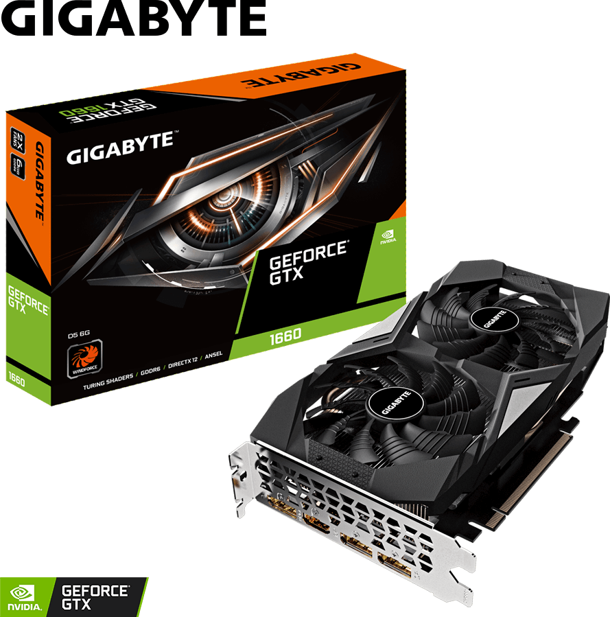 GeForce® GTX 1660 D5 6G Graphics Card - GIGABYTE Global