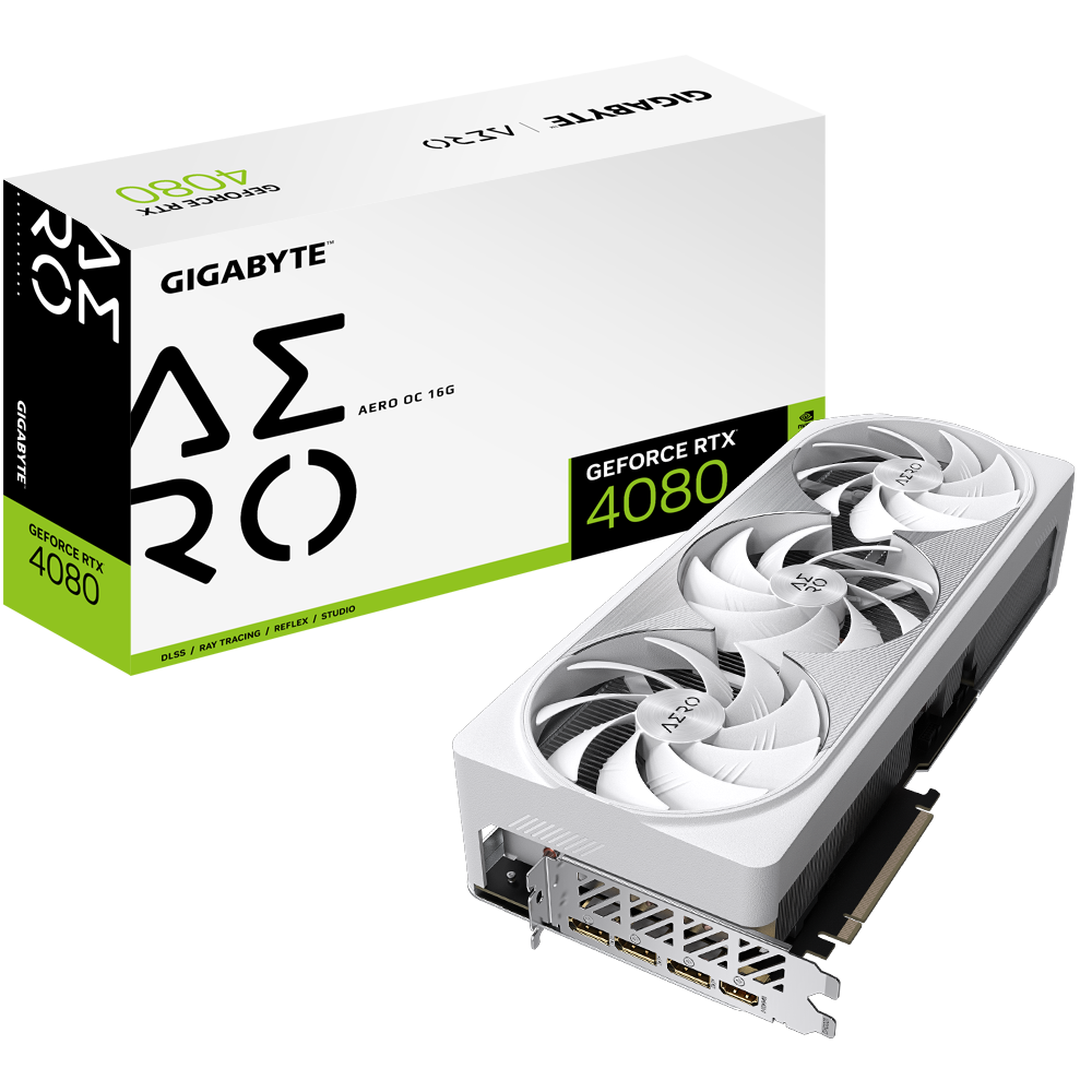 GIGABYTE NVIDIA GeForce RTX 4060 Ti AERO OC 16GB GDDR6 PCI Express 4.0  Graphics card White GV-N406TAERO OC-16GD - Best Buy