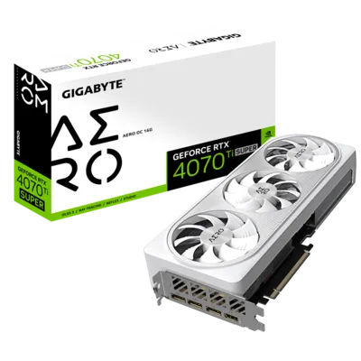GIGABYTE GeForce RTX™ 4070 Ti SUPER AERO OC 16G